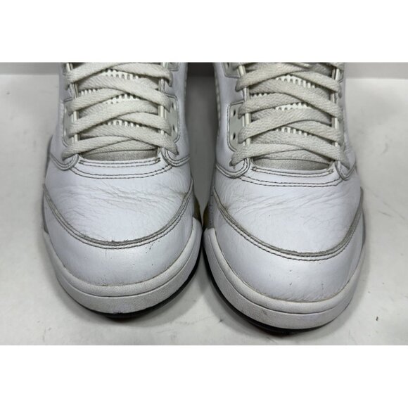 Nike Air Jordan 5 Retro White Cement 136027-104 Men’s Size 10 Leather‎ Shoes main image 6